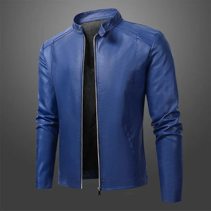 Miguel | Chaqueta de cuero elegante estilo hombre motociclista